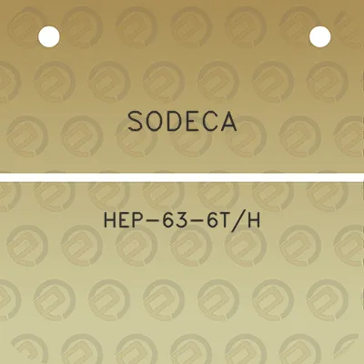 sodeca-hep-63-6th