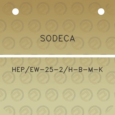 sodeca-hepew-25-2h-b-m-k