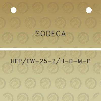 sodeca-hepew-25-2h-b-m-p