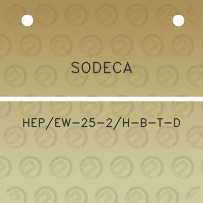 sodeca-hepew-25-2h-b-t-d