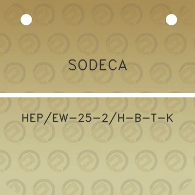 sodeca-hepew-25-2h-b-t-k