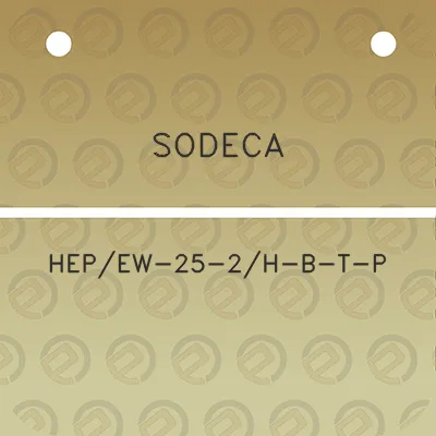 sodeca-hepew-25-2h-b-t-p