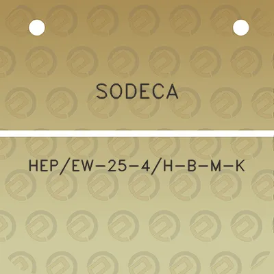 sodeca-hepew-25-4h-b-m-k