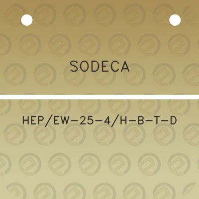 sodeca-hepew-25-4h-b-t-d