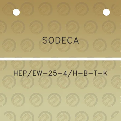 sodeca-hepew-25-4h-b-t-k