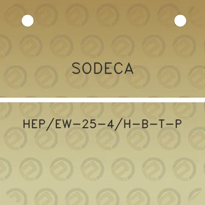 sodeca-hepew-25-4h-b-t-p