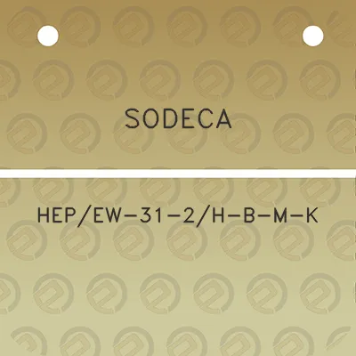 sodeca-hepew-31-2h-b-m-k