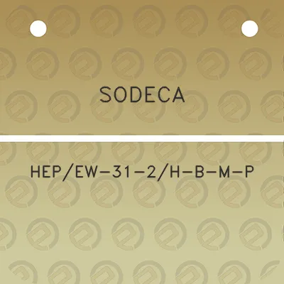 sodeca-hepew-31-2h-b-m-p