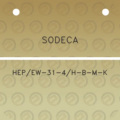 sodeca-hepew-31-4h-b-m-k