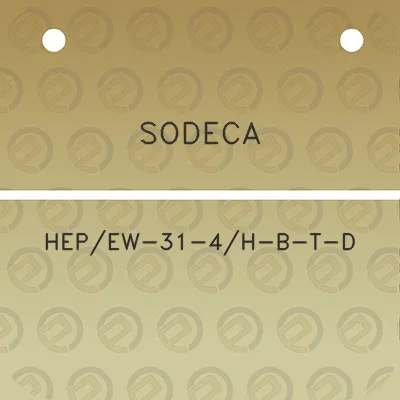 sodeca-hepew-31-4h-b-t-d