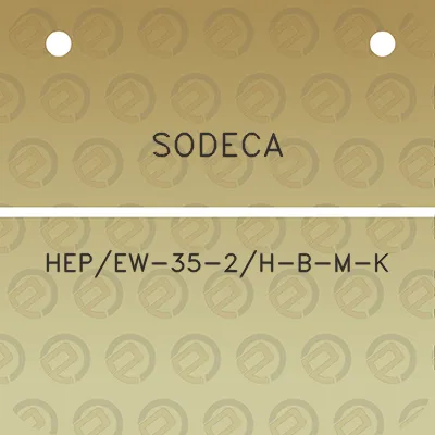 sodeca-hepew-35-2h-b-m-k