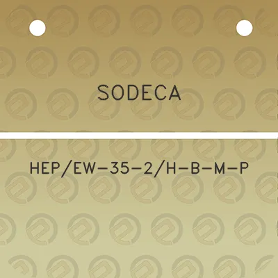 sodeca-hepew-35-2h-b-m-p