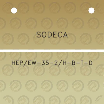 sodeca-hepew-35-2h-b-t-d