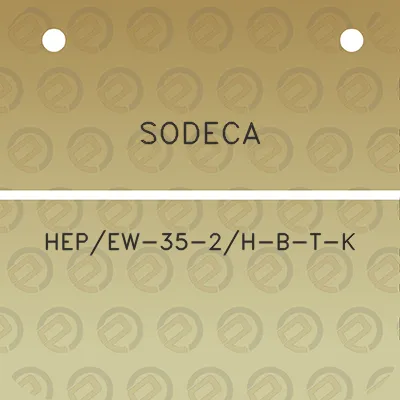 sodeca-hepew-35-2h-b-t-k