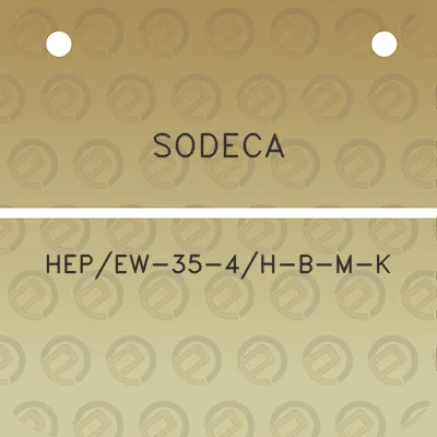 sodeca-hepew-35-4h-b-m-k