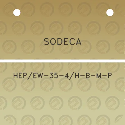 sodeca-hepew-35-4h-b-m-p