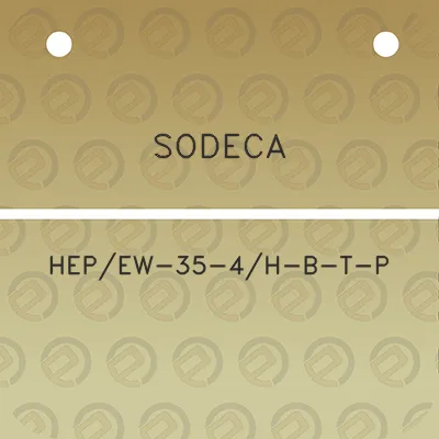 sodeca-hepew-35-4h-b-t-p