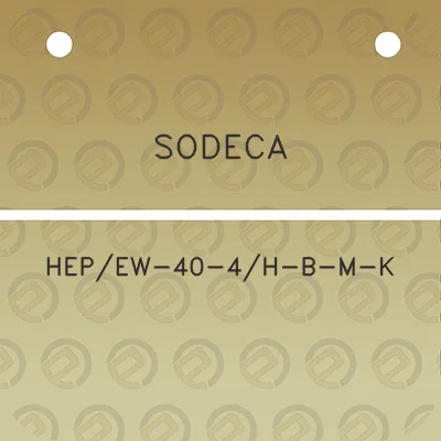 sodeca-hepew-40-4h-b-m-k