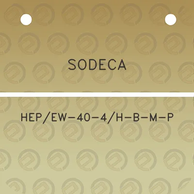 sodeca-hepew-40-4h-b-m-p