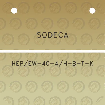 sodeca-hepew-40-4h-b-t-k