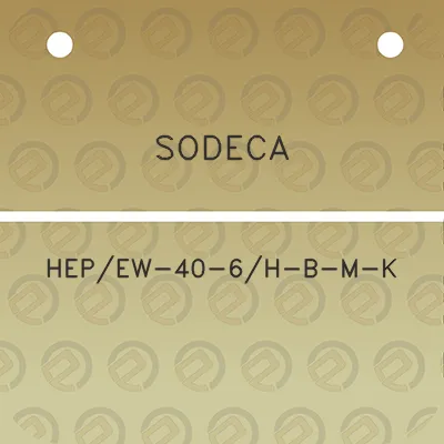 sodeca-hepew-40-6h-b-m-k