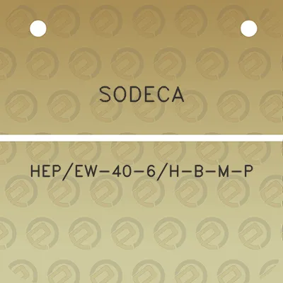 sodeca-hepew-40-6h-b-m-p