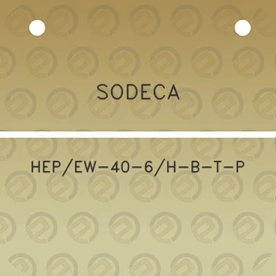 sodeca-hepew-40-6h-b-t-p