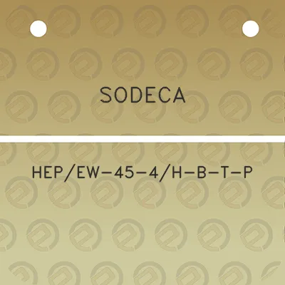 sodeca-hepew-45-4h-b-t-p