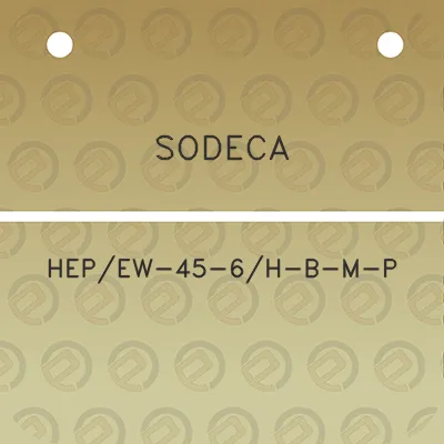 sodeca-hepew-45-6h-b-m-p