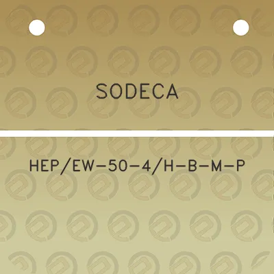 sodeca-hepew-50-4h-b-m-p