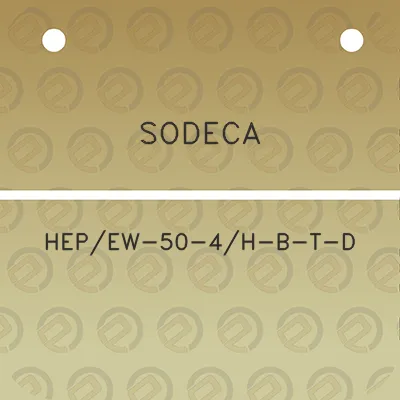 sodeca-hepew-50-4h-b-t-d