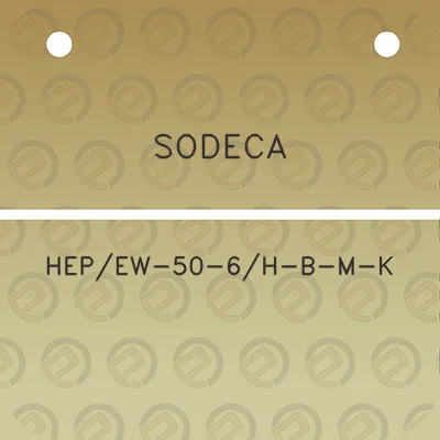 sodeca-hepew-50-6h-b-m-k