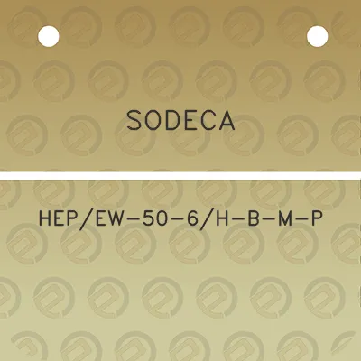 sodeca-hepew-50-6h-b-m-p