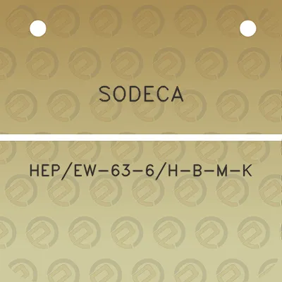 sodeca-hepew-63-6h-b-m-k