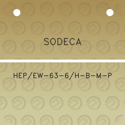 sodeca-hepew-63-6h-b-m-p