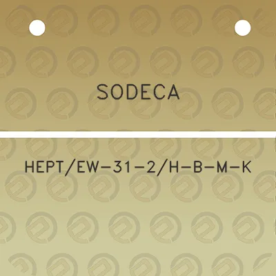 sodeca-heptew-31-2h-b-m-k