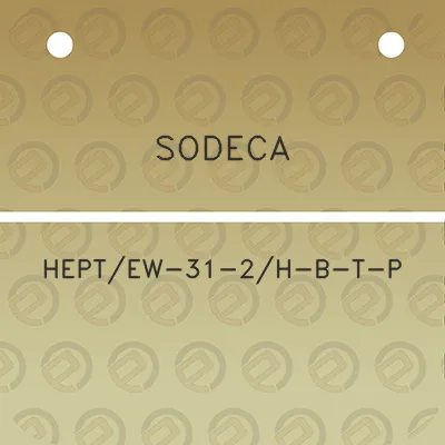 sodeca-heptew-31-2h-b-t-p