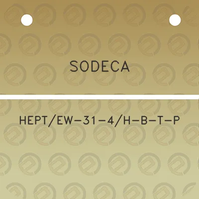 sodeca-heptew-31-4h-b-t-p