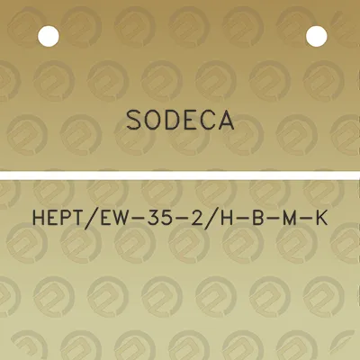 sodeca-heptew-35-2h-b-m-k