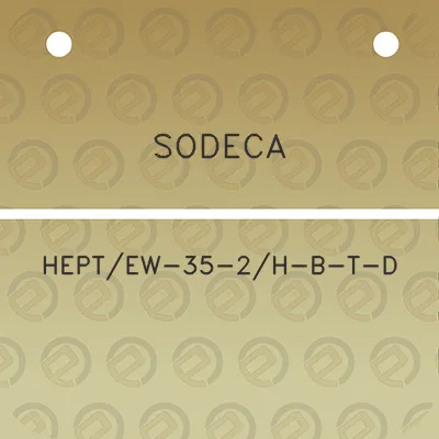 sodeca-heptew-35-2h-b-t-d