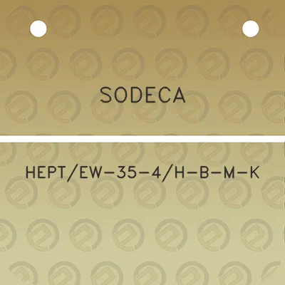 sodeca-heptew-35-4h-b-m-k