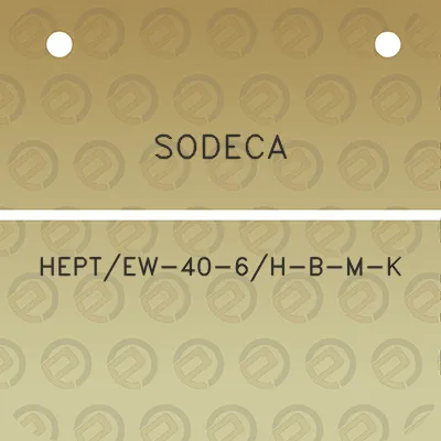 sodeca-heptew-40-6h-b-m-k