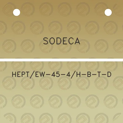 sodeca-heptew-45-4h-b-t-d