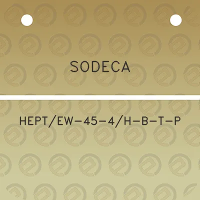 sodeca-heptew-45-4h-b-t-p