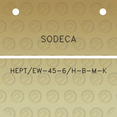 sodeca-heptew-45-6h-b-m-k