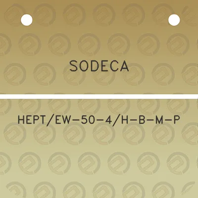 sodeca-heptew-50-4h-b-m-p