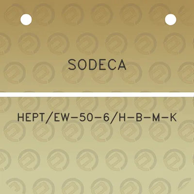 sodeca-heptew-50-6h-b-m-k