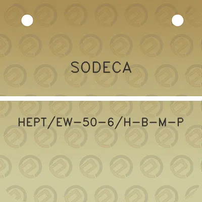 sodeca-heptew-50-6h-b-m-p