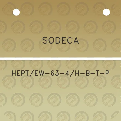 sodeca-heptew-63-4h-b-t-p