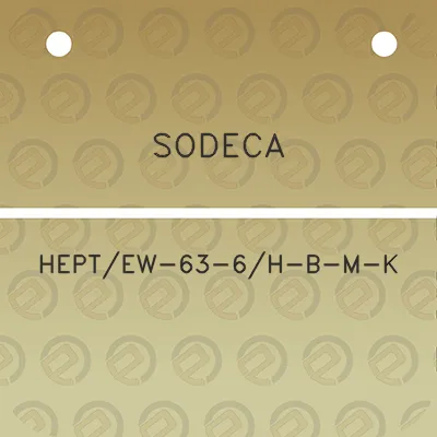 sodeca-heptew-63-6h-b-m-k